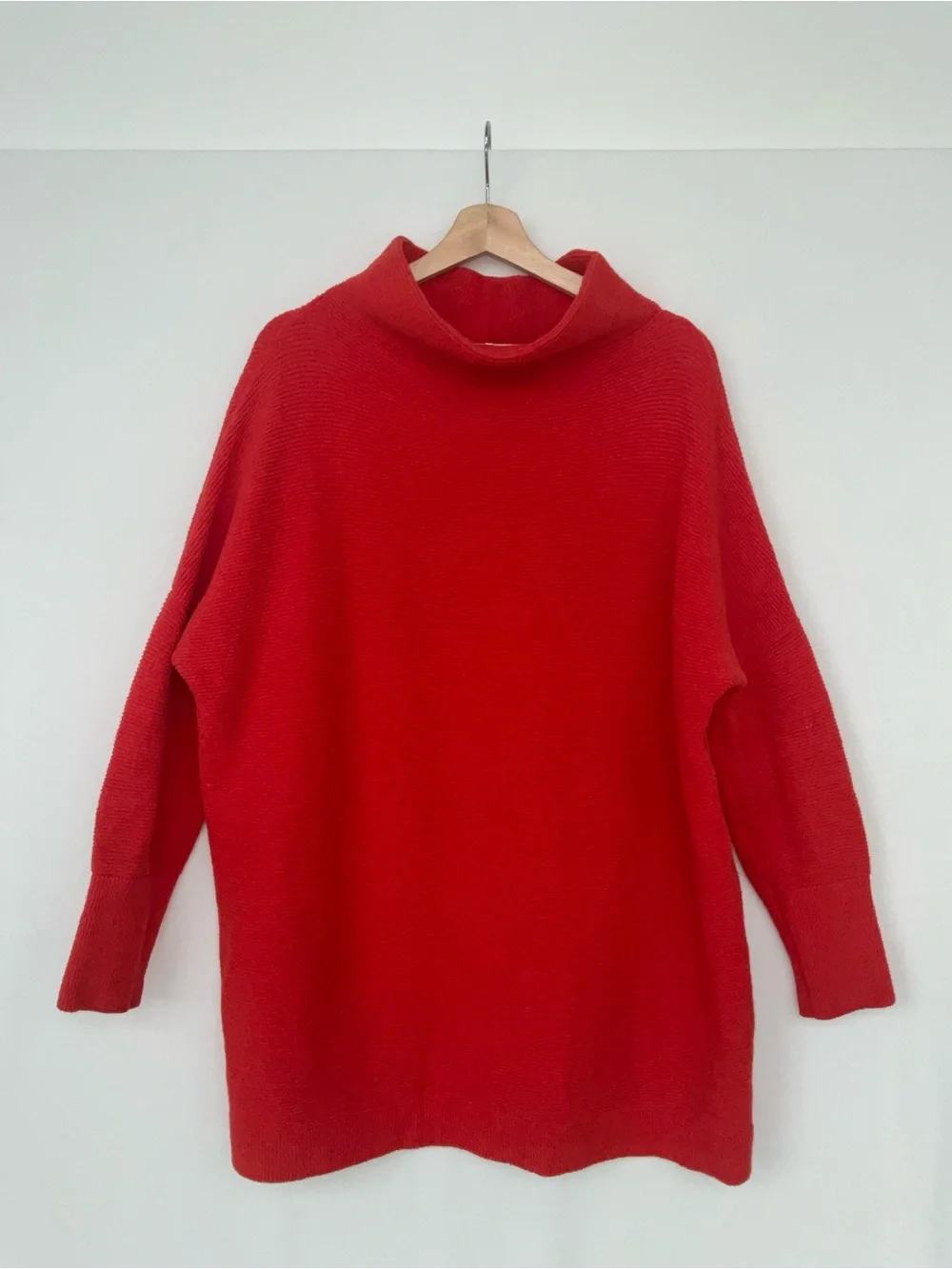 Free People Funnel Neck Oversized Ottoman Tunic
